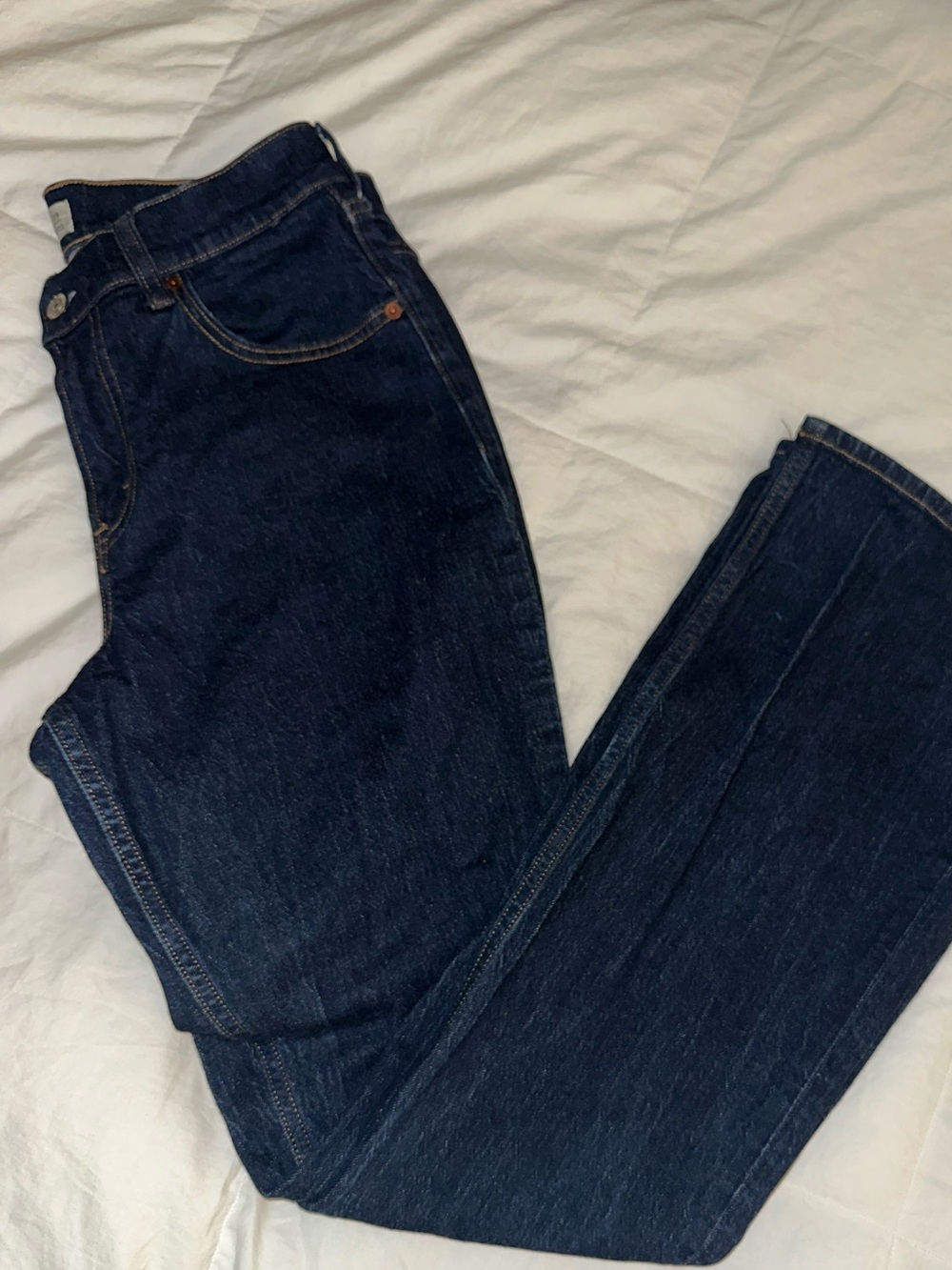 Abercrombie & Fitch Dark Wash Boot Leg Jeans